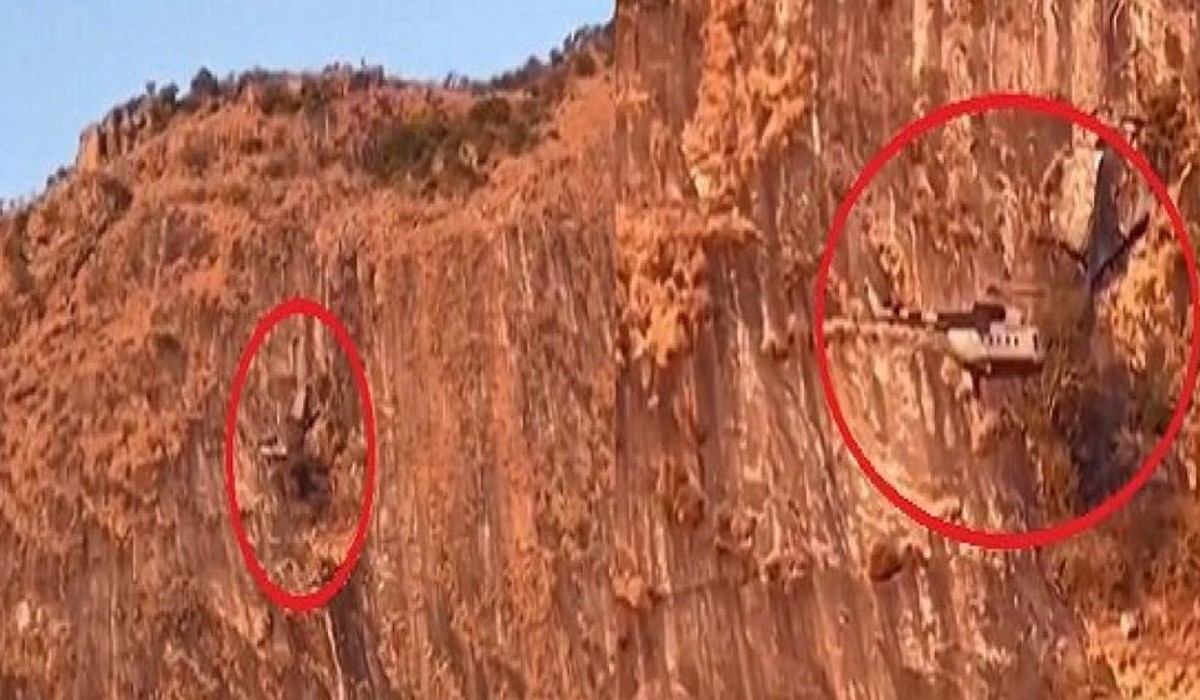 Trekker Stuck On Ledge After Falling 300 Feet Rescued By Air Force