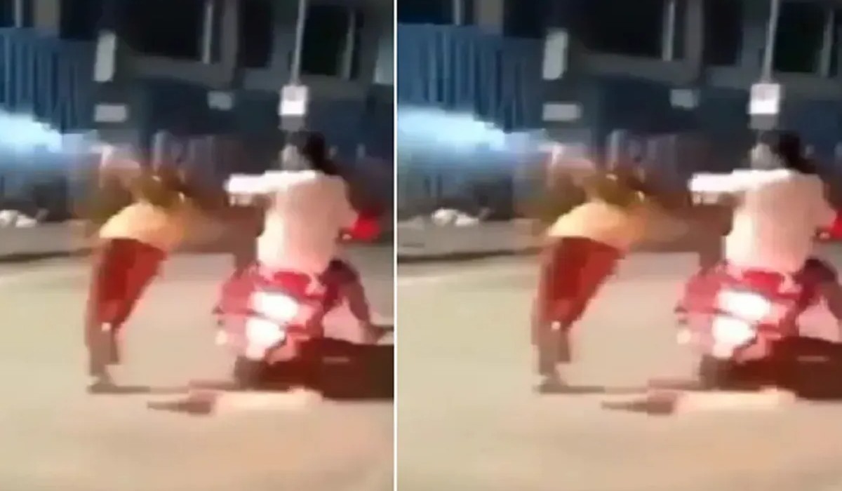 bike riders instant karma came around as boomerang people laughed after seeing the viral video