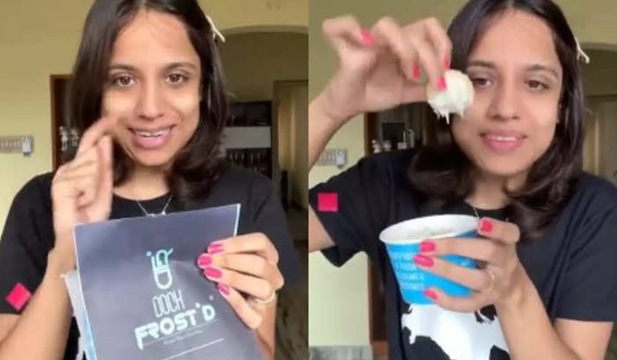 ice cream pani poori video goes viral on social media