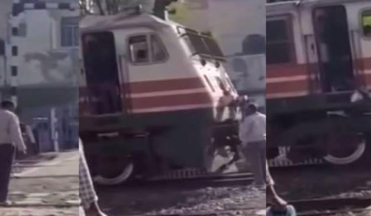 LOCO PILOT IN ALWAR STOPS TRAIN FOR KACHORI VIDEO GOES VIRAL