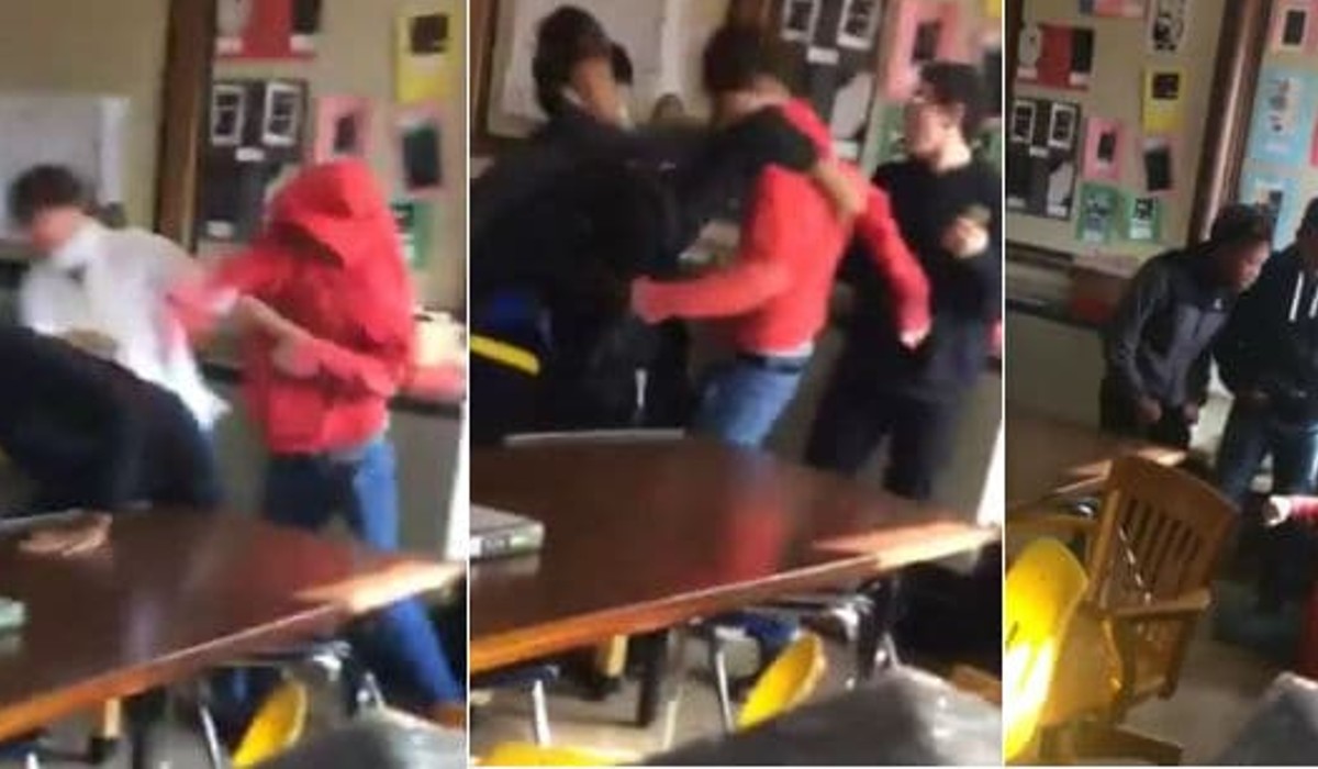 student teacher fight